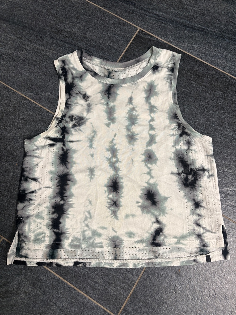 Tie dye cropped tank